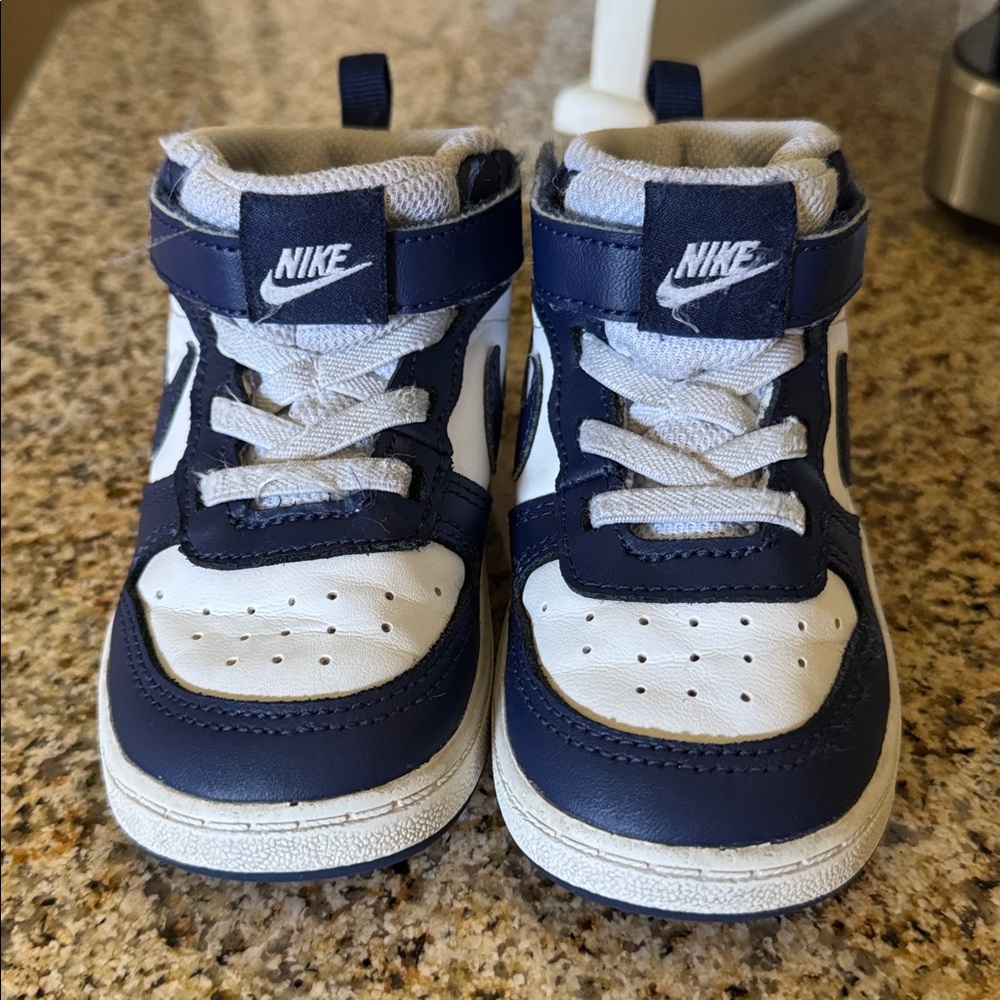 Nike Kids' Blue and White Sneakers